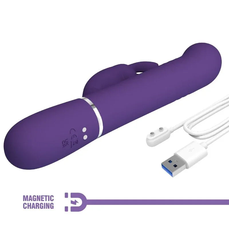 PRETTY LOVE - COALE RABBIT VIBRATOR 4 IN 1 LILA - Vanelion Paradise