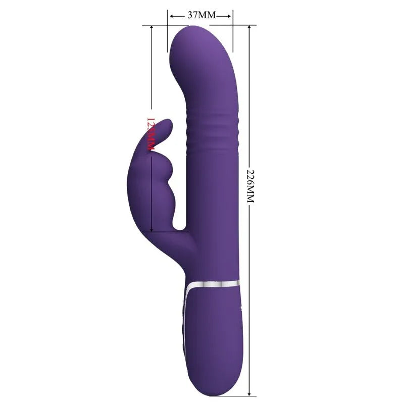 PRETTY LOVE - COALE RABBIT VIBRATOR 4 IN 1 LILA - Vanelion Paradise