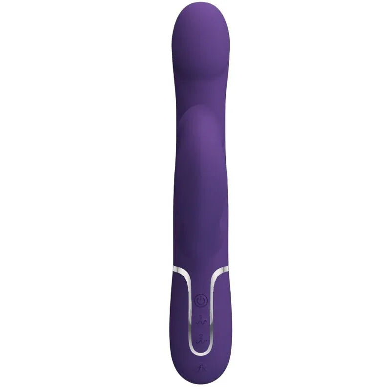 PRETTY LOVE - ZALIN RABBIT VIBRATOR PERLEN 4 IN 1 LILA - Vanelion Paradise