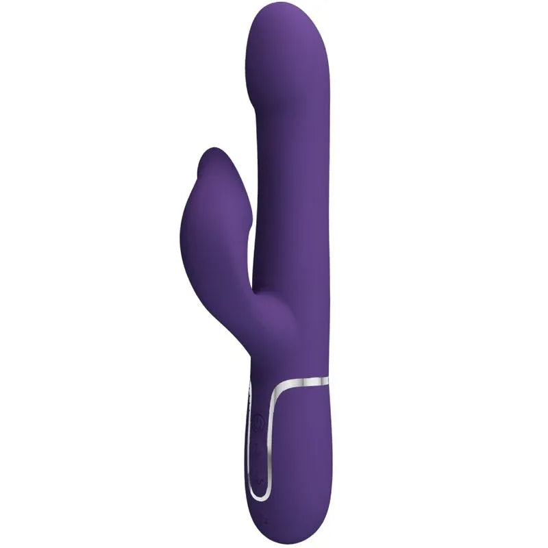 PRETTY LOVE - ZALIN RABBIT VIBRATOR PERLEN 4 IN 1 LILA - Vanelion Paradise