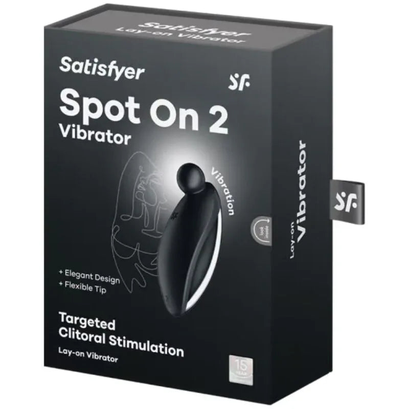 Satisfyer Spot On 2 – Auflegevibrator Schwarz - Vanelion Paradise