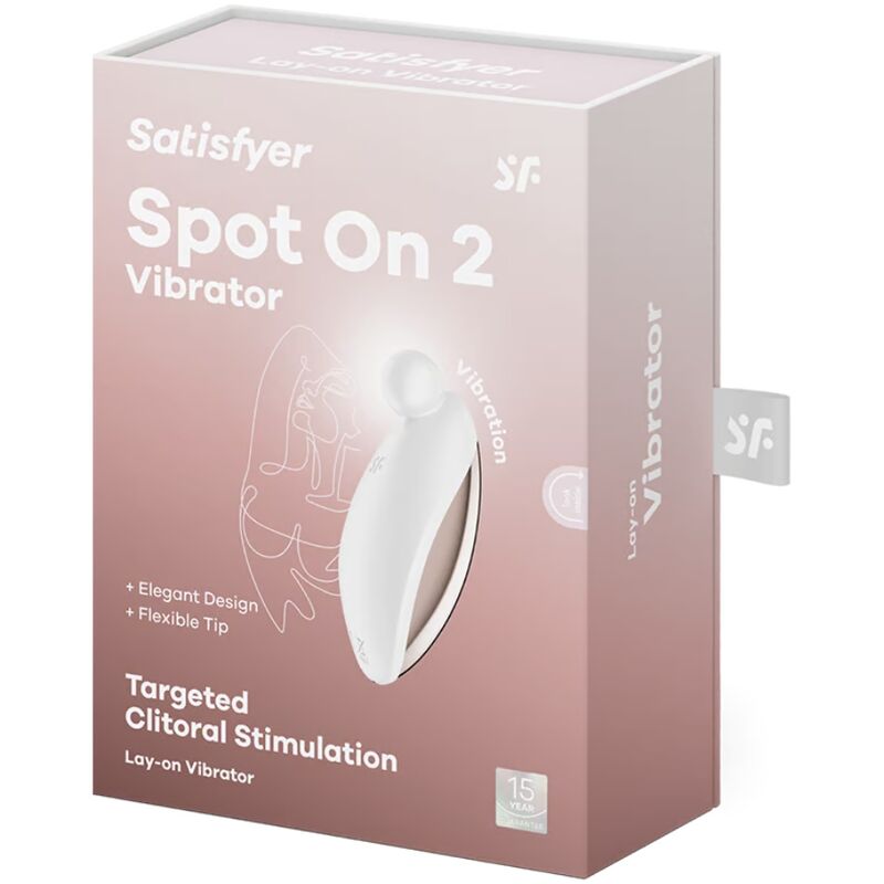 SATISFYER - SPOT ON 2 AUFLEGEVIBRATOR WEISS