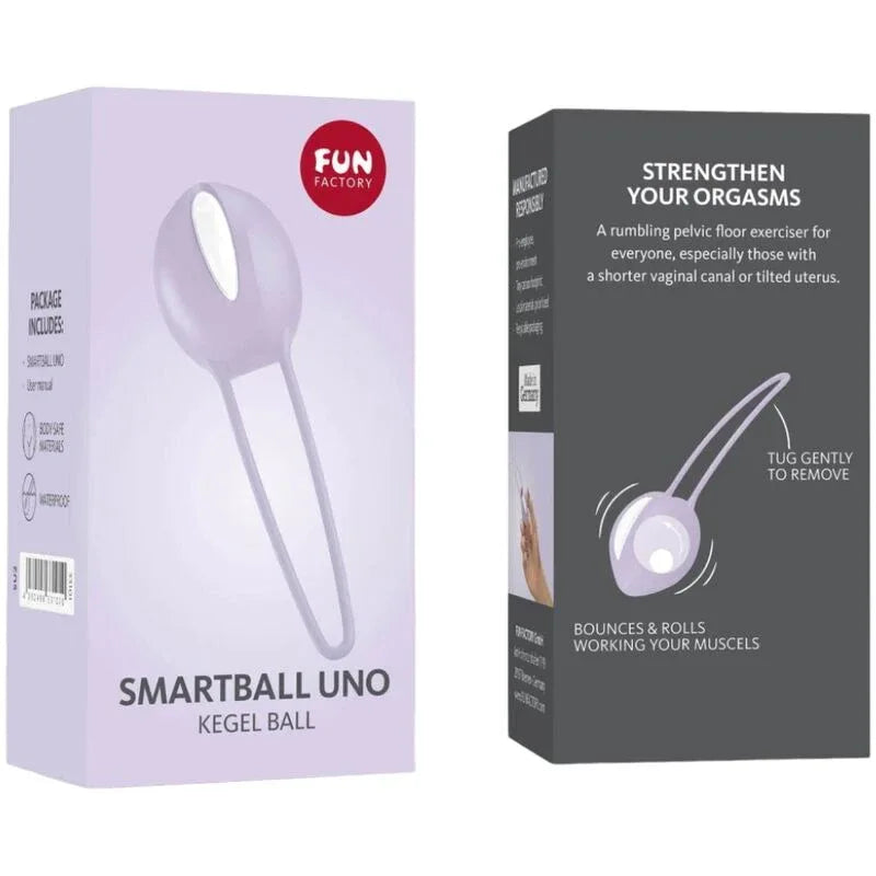 SMARTBALL UNO – Beckenbodentrainer für Einsteigerinnen, Weiß/Lila - Vanelion Paradise