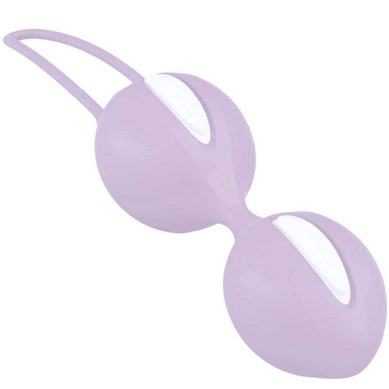 SMARTBALLS DUO – Beckenbodentrainer für Fortgeschrittene, Weiß/Lila - Vanelion Paradise