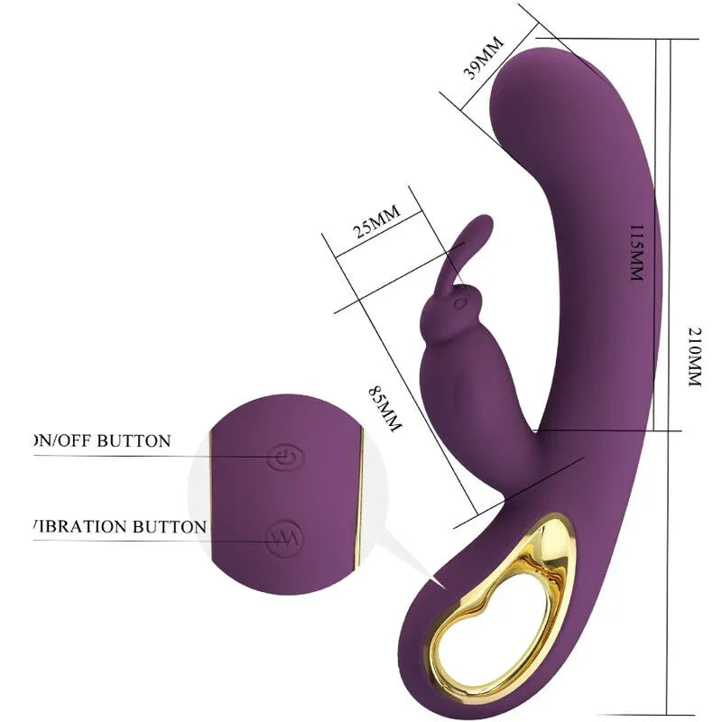 PRETTY LOVE - LIAM Kaninchenvibrator mit App & G-Punkt-Stimulation - Vanelion Paradise