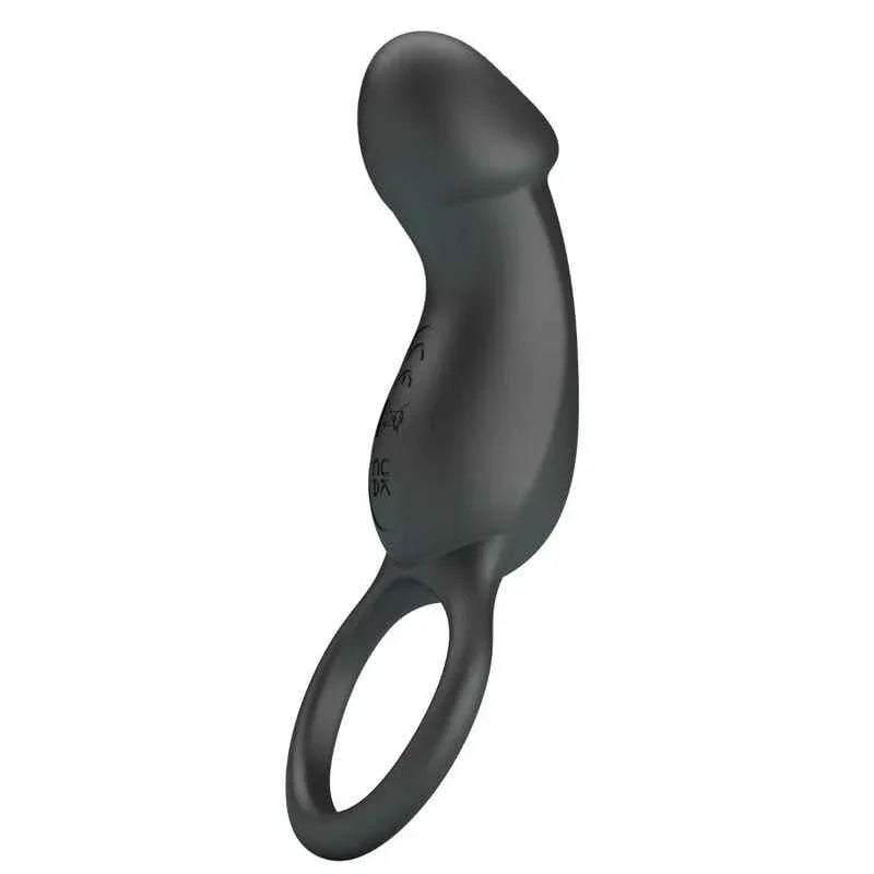 PRETTY LOVE - TRAE VIBRATIONSRING MIT SCHWARZEM STIMULATOR - Vanelion Paradise