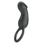 PRETTY LOVE - TRAE VIBRATIONSRING MIT SCHWARZEM STIMULATOR - Vanelion Paradise