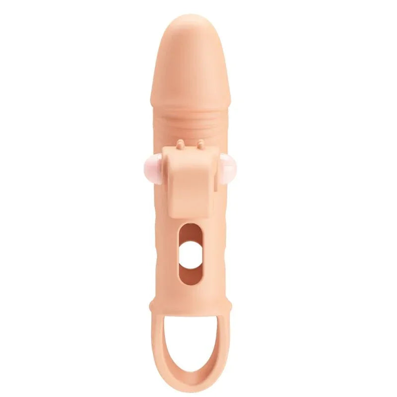 ROMANCE Penishülle mit Vibration & Hodenring – natürlich & stimulierend - Vanelion Paradise