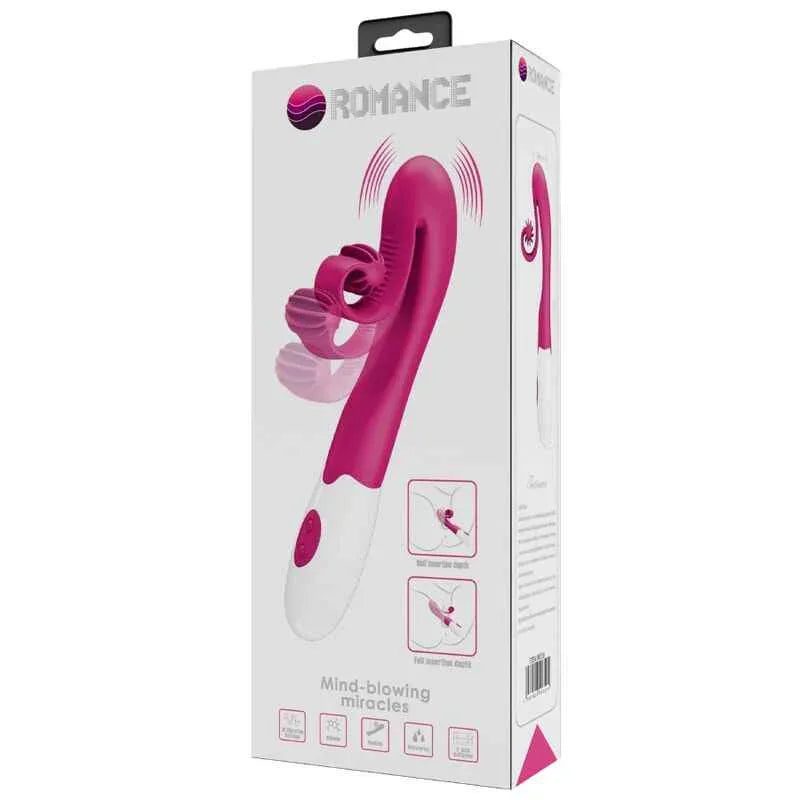 ROMANCE - VIBRATOR UND STIMULATOR 30 GESCHWINDIGKEITEN ROSA - Vanelion Paradise