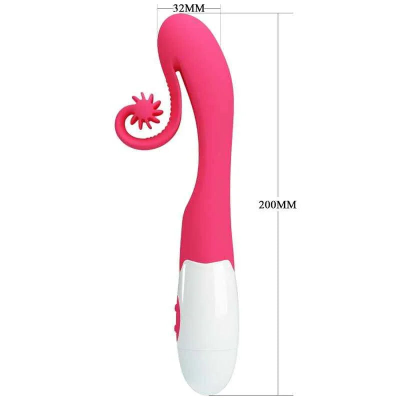 ROMANCE - VIBRATOR UND STIMULATOR 30 GESCHWINDIGKEITEN ROSA - Vanelion Paradise