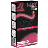UNIQ - LADY CONDOM LATEXFREIE WEIBLICHE KONDOME MIT STRUMPFGURT 3 EINHEITEN - Vanelion Paradise