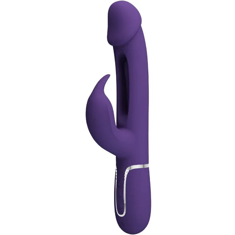 PRETTY LOVE Kampas Rabbit 3-in-1 Vibrator mit Zunge Violett – 7 Modi - Vanelion Paradise