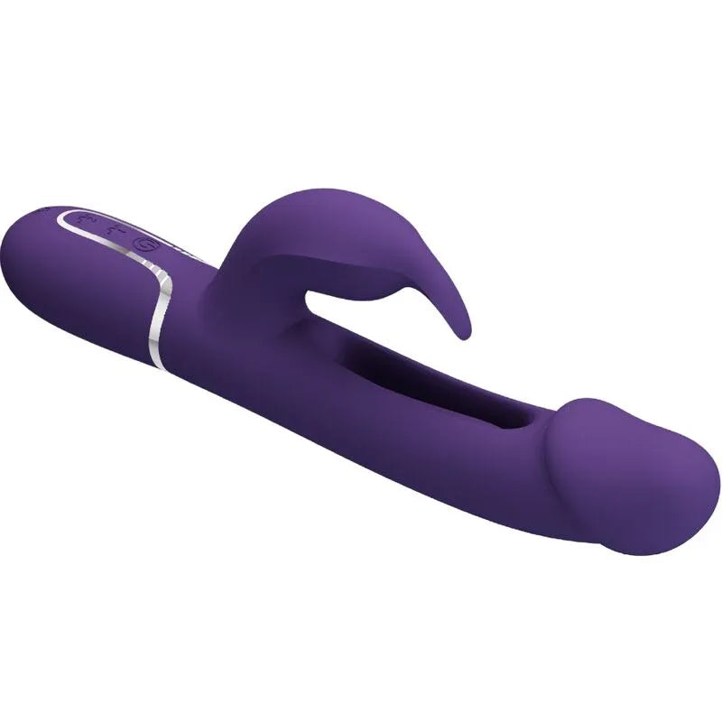 PRETTY LOVE Kampas Rabbit 3-in-1 Vibrator mit Zunge Violett – 7 Modi - Vanelion Paradise