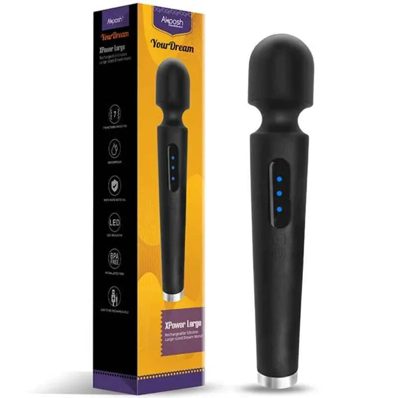 ARMONY - X POWER GROSSER MASSAGER & VIBRATOR 7 VIBRATIONEN SCHWARZ - Vanelion Paradise