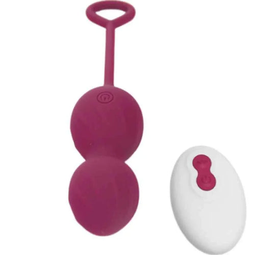 ARMONY - BLOSSOMS VAGINAL HANTEL VIBRATION FERNBEDIENUNG 10 VIBRATIONEN DUNKELROT - Vanelion Paradise