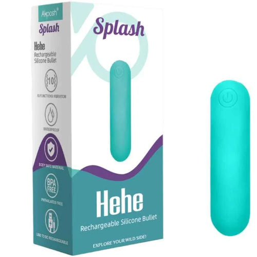 ARMONY - SPLASH HEHE VIBRATOR BULLET SILIKON 10 VIBRATIONEN 65 X 15 CM GRÜN - Vanelion Paradise
