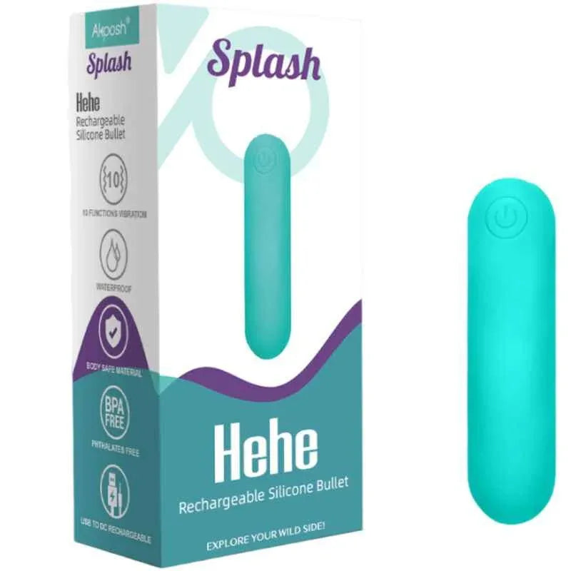 ARMONY - SPLASH HEHE VIBRATOR BULLET SILIKON 10 VIBRATIONEN 65 X 15 CM GRÜN - Vanelion Paradise