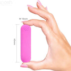 ARMONY - SPLASH HEHE VIBRATOR BULLET SILIKON 10 VIBRATIONEN 65 X 15 CM ROSA - Vanelion Paradise