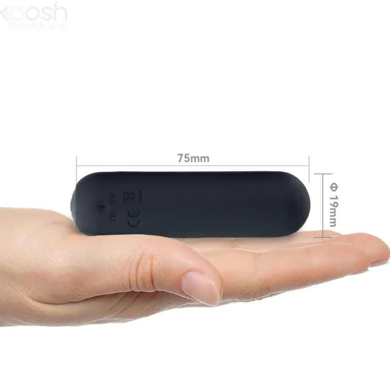 ARMONY - SPLASH HAHA VIBRATOR BULLET SILIKON 10 VIBRATIONEN 75 X 19 CM SCHWARZ - Vanelion Paradise