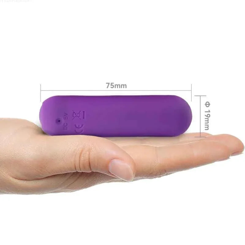 ARMONY - SPLASH HAHA VIBRATOR BULLET SILIKON 10 VIBRATIONEN 75 X 19 CM LILA - Vanelion Paradise
