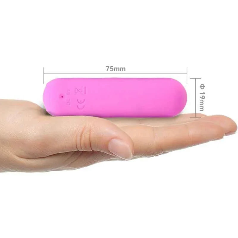 ARMONY - SPLASH HAHA VIBRATOR BULLET SILIKON 10 VIBRATIONEN 75 X 19 CM ROSA - Vanelion Paradise
