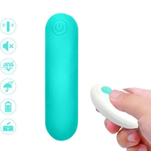 ARMONY - SPLASH JOLINE VIBRATOR BULLET SILIKON FERNBEDIENUNG 10 VIBRATIONEN 65 X 15 CM GRÜN - Vanelion Paradise