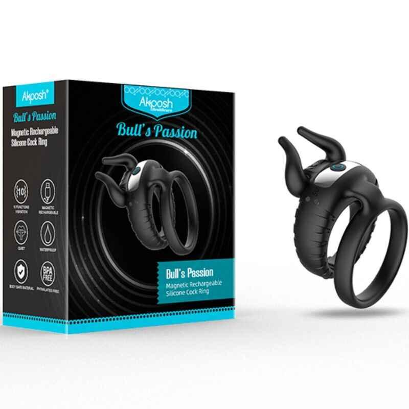 ARMONY - BULL'S PASION RINGVIBRATOR 10 GESCHWINDIGKEITEN SCHWARZ - Vanelion Paradise