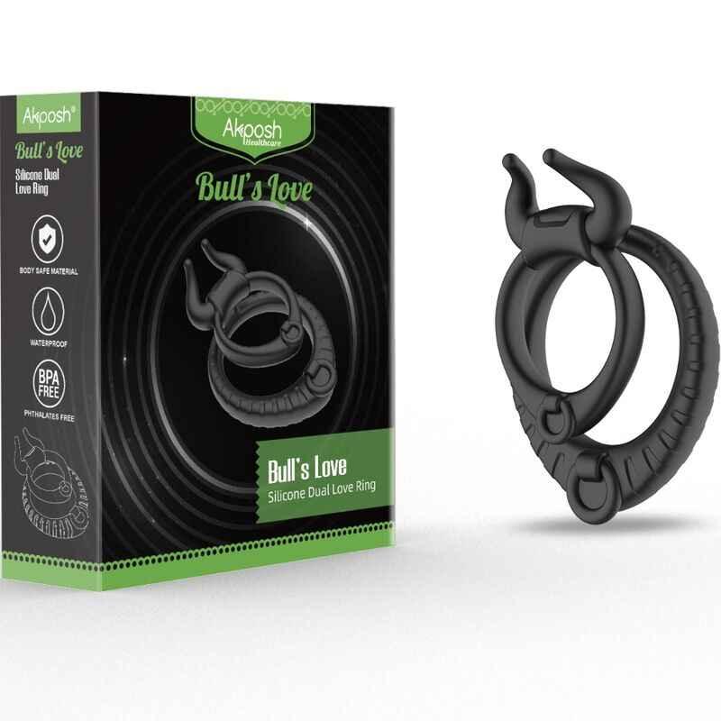 ARMONY - BULL'S PASION RING SCHWARZ - Vanelion Paradise
