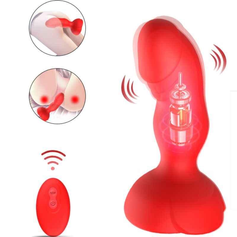 ARMONY - EXTREME A BLOOM ROSE VIBRATOR & ANALSTECKER FERNBEDIENUNG ROT - Vanelion Paradise