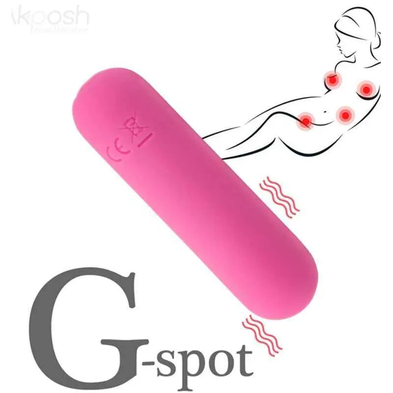 ARMONY - SPLASH HAHA VIBRATOR BULLET SILIKON 10 VIBRATIONEN 75 X 19 CM ROSA - Vanelion Paradise