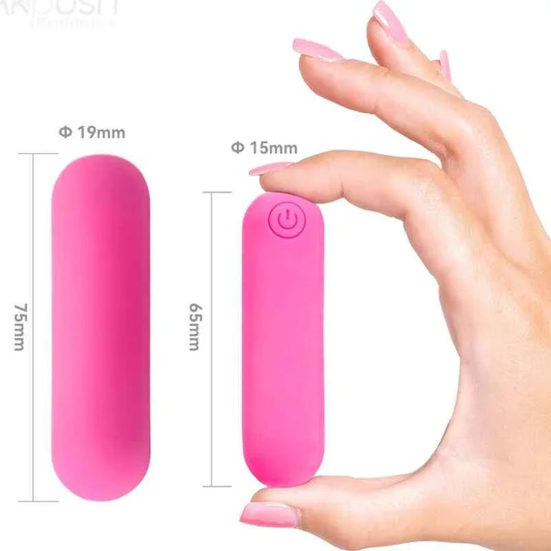 ARMONY - SPLASH HAHA VIBRATOR BULLET SILIKON 10 VIBRATIONEN 75 X 19 CM ROSA - Vanelion Paradise