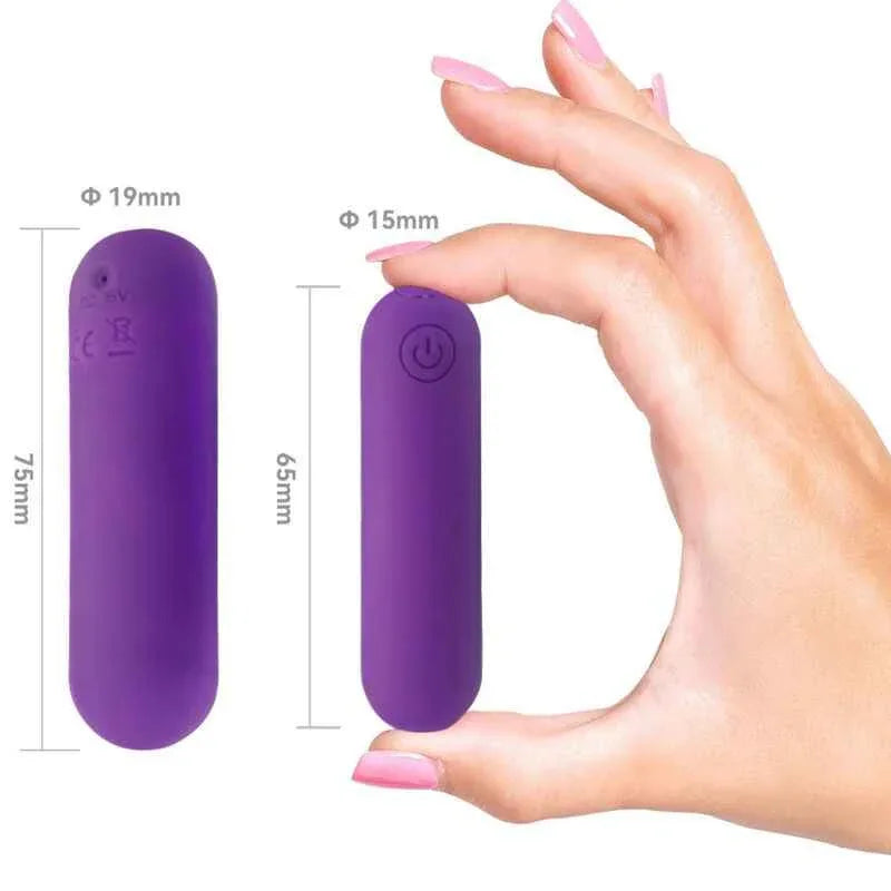 ARMONY - SPLASH HAHA VIBRATOR BULLET SILIKON 10 VIBRATIONEN 75 X 19 CM LILA - Vanelion Paradise