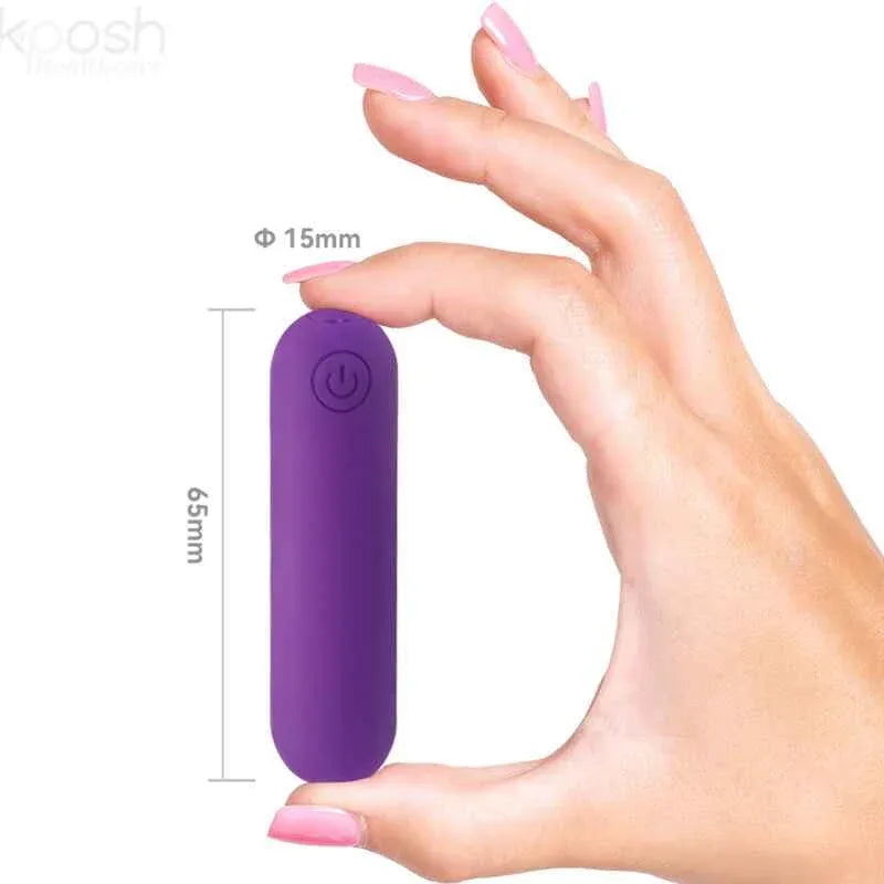 ARMONY - SPLASH JOLINE VIBRATOR BULLET SILIKON FERNBEDIENUNG 10 VIBRATIONEN 6.5 X 1.5 CM LILA - Vanelion Paradise