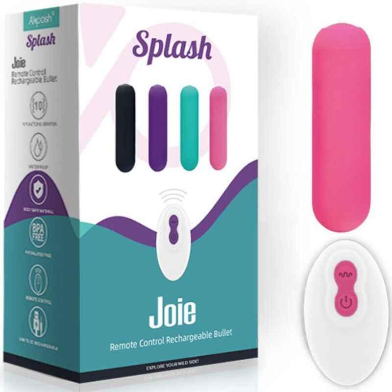 ARMONY - SPLASH JOIE VIBRATOR BULLET SILIKON FERNBEDIENUNG 10 VIBRATIONEN 75 X 19 CM ROSA - Vanelion Paradise