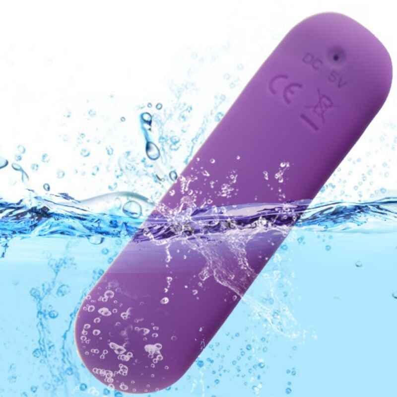 ARMONY - SPLASH JOIE VIBRATOR BULLET SILIKON FERNBEDIENUNG 10 VIBRATIONEN 75 X 19 CM LILA - Vanelion Paradise