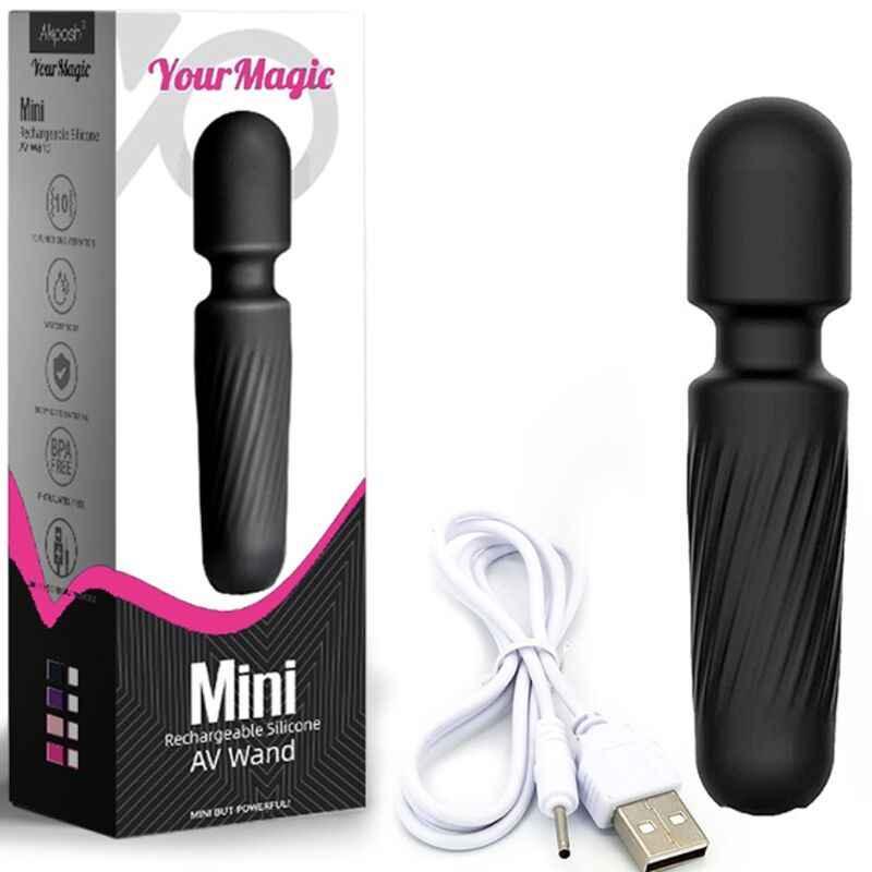 ARMONY - YOUR MAGIC MASSAGER & VIBRATOR WIEDERAUFLADBAR 10 VIBRATIONEN SCHWARZ - Vanelion Paradise