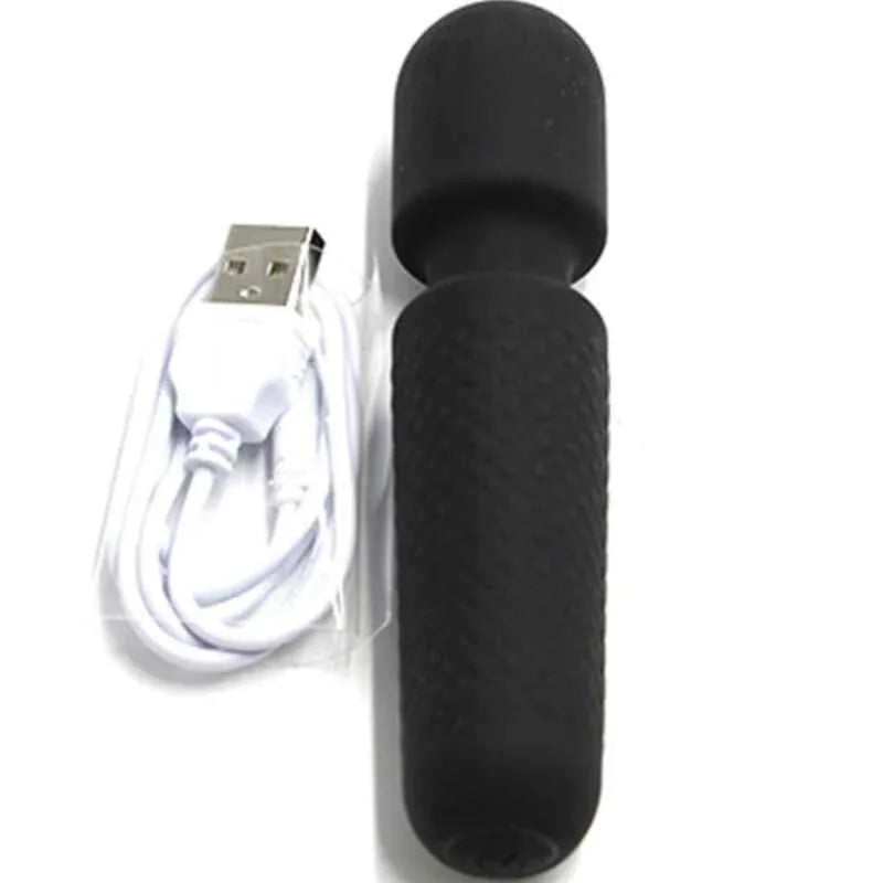 ARMONY - YOUR MAGIC MASSAGER & VIBRATOR WIEDERAUFLADBAR 10 VIBRATIONEN STAB PUNKTE SCHWARZ - Vanelion Paradise