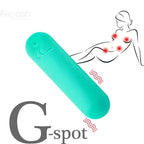 ARMONY - SPLASH JOIE VIBRATOR BULLET SILIKON FERNBEDIENUNG 10 VIBRATIONEN 75 X 19 CM GRÜN - Vanelion Paradise