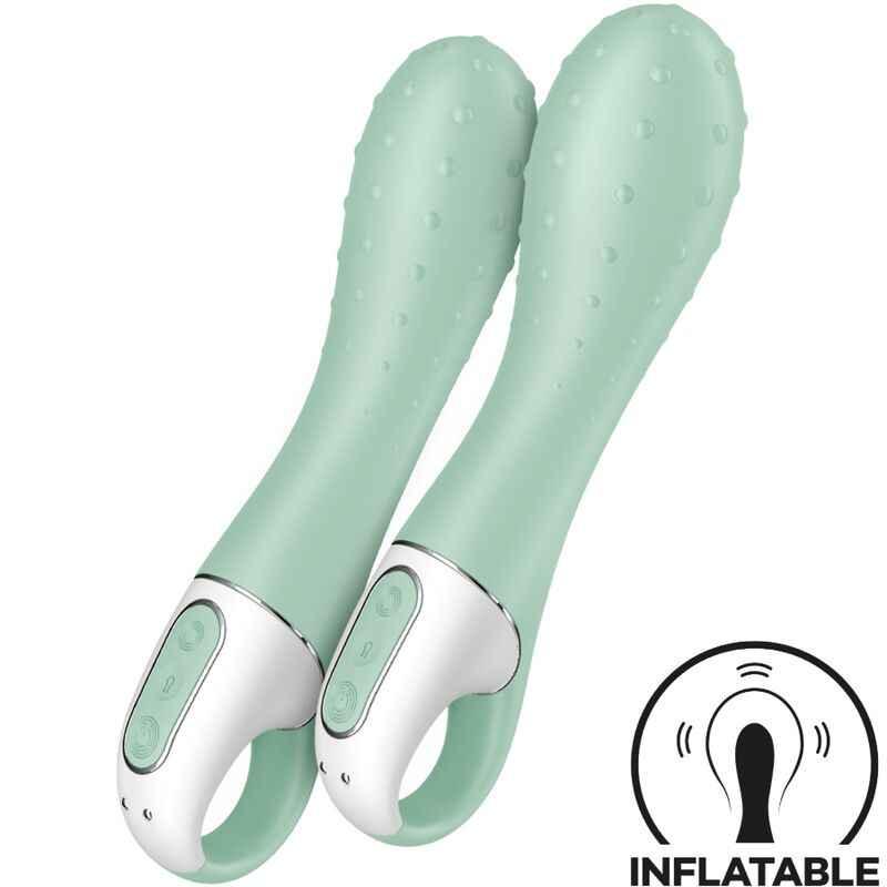 SATISFYER - AIR PUMP VIBRATOR 3 AUFBLASBARER G-PUNKT MINT - Vanelion Paradise