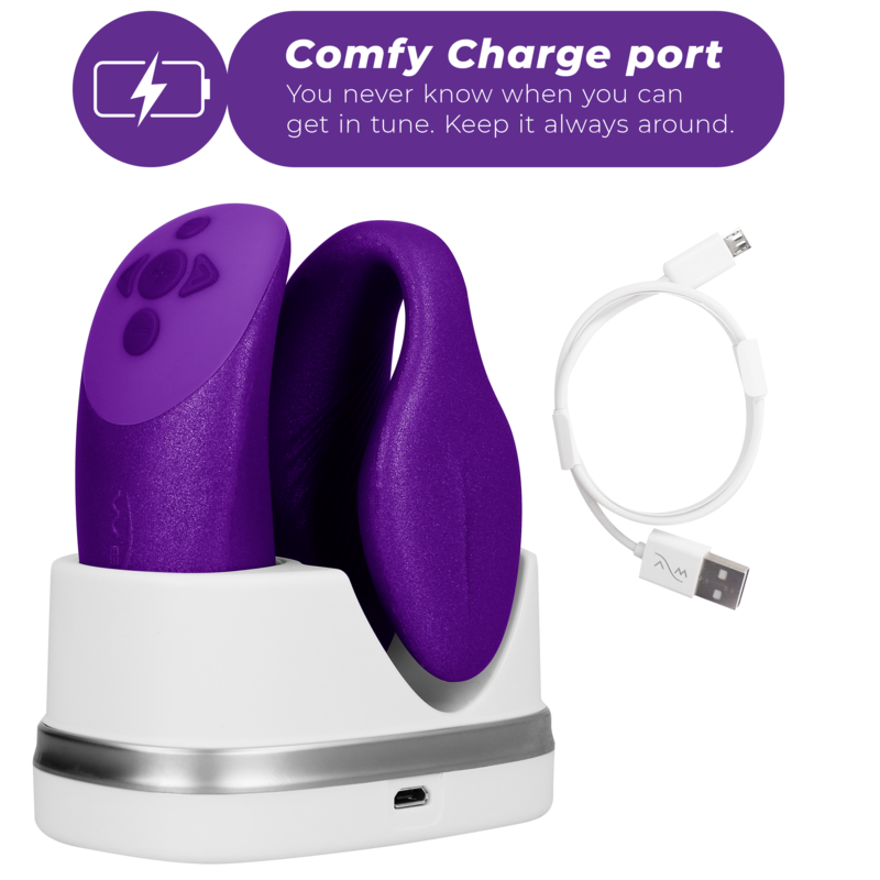 WE-VIBE - CHORUS VIBRATOR FÜR PAARE MIT LILA SQUEEZE-STEUERUNG