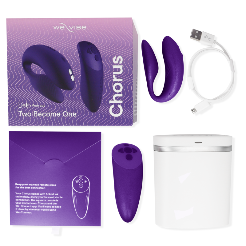 WE-VIBE - CHORUS VIBRATOR FÜR PAARE MIT LILA SQUEEZE-STEUERUNG