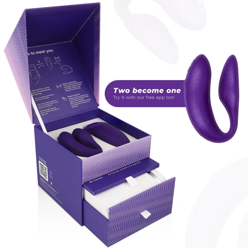 WE-VIBE - CHORUS VIBRATOR FÜR PAARE MIT LILA SQUEEZE-STEUERUNG - Vanelion Paradise