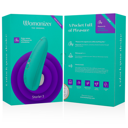 WOMANIZER - STARLET 3 KLITORALSTIMULATOR TÜRKIS