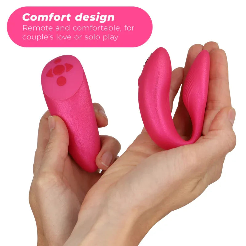 WE-VIBE - CHORUS VIBRATOR FÜR PAARE MIT SQUEEZE CONTROL ROSA - Vanelion Paradise