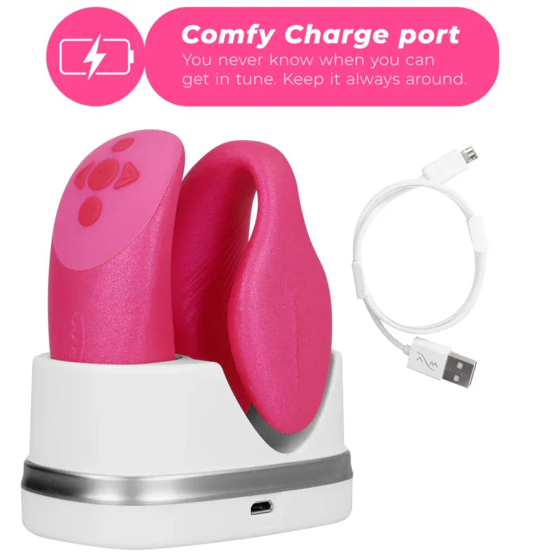 WE-VIBE - CHORUS VIBRATOR FÜR PAARE MIT SQUEEZE CONTROL ROSA - Vanelion Paradise