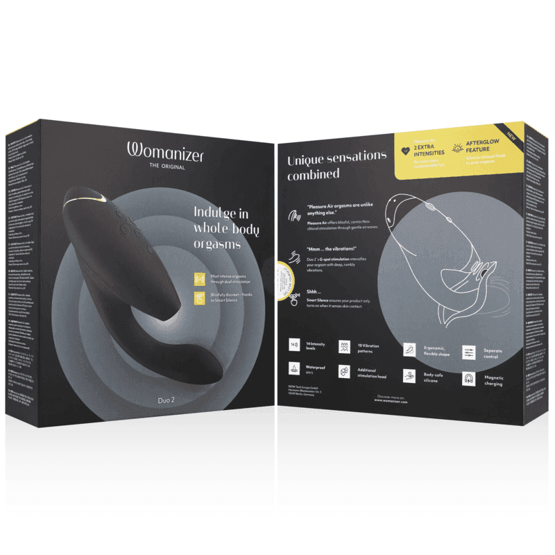 WOMANIZER - DUO 2 STIMULATOR SCHWARZ - Vanelion Paradise