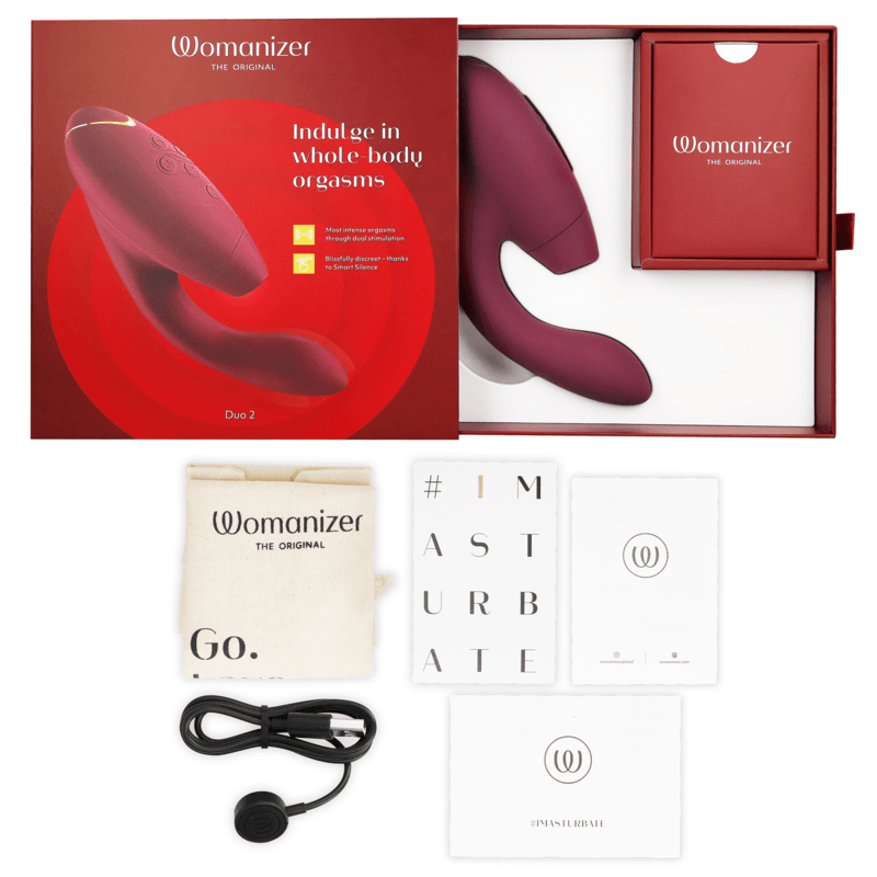 WOMANIZER - DUO 2 STIMULATOR BORDEAUX - Vanelion Paradise