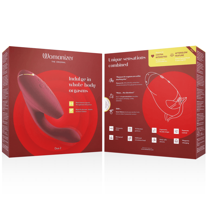 WOMANIZER - DUO 2 STIMULATOR BORDEAUX - Vanelion Paradise