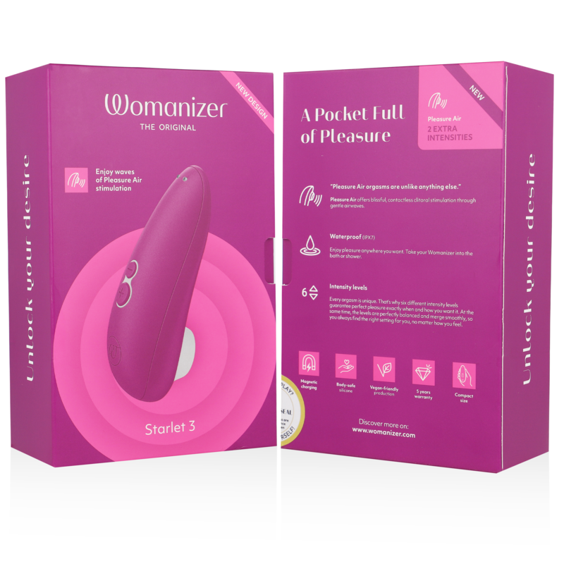 WOMANIZER - STARLET 3 KLITORALSTIMULATOR VIOLETT