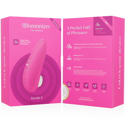 WOMANIZER - STARLET 3 KLITORALSTIMULATOR ROSA